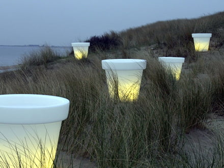 Bloom Pot lichtgevend object met verlichting
