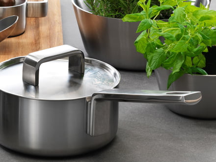 Kookgerei van topfabrikanten zoals Iittala