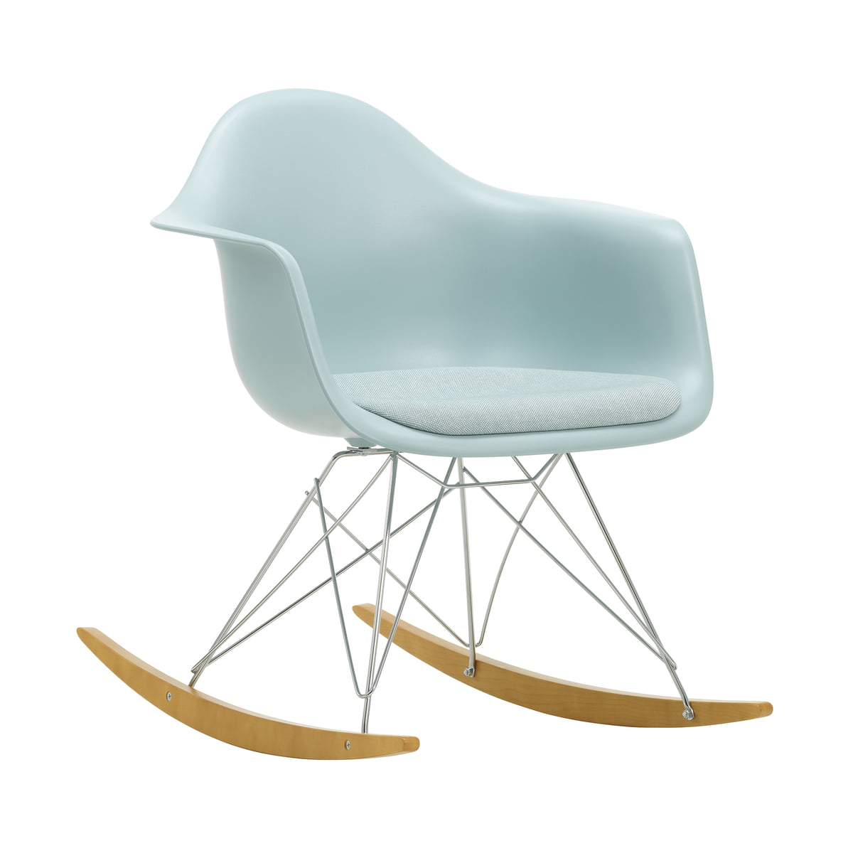 Meyella Haiku Omgekeerde Vitra - Eames kunststof fauteuil rar (gepolsterd) | Connox