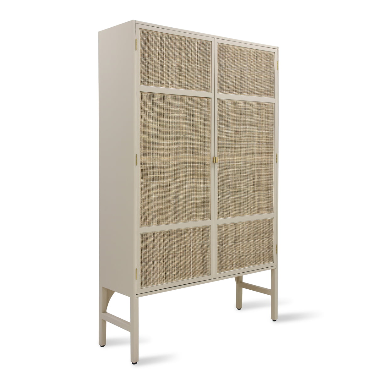 HKliving - Retro Webbing kast met vlechtwerk | Connox