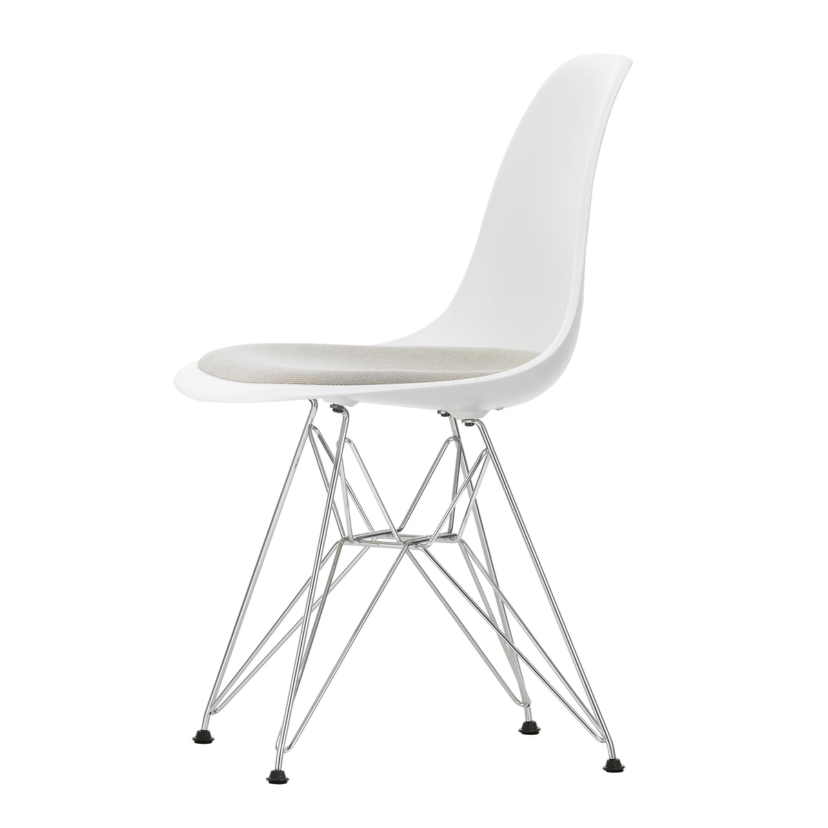 maandag Wetenschap mechanisme Vitra - Eames Plastic Side Chair DSR met zitkussen | Connox