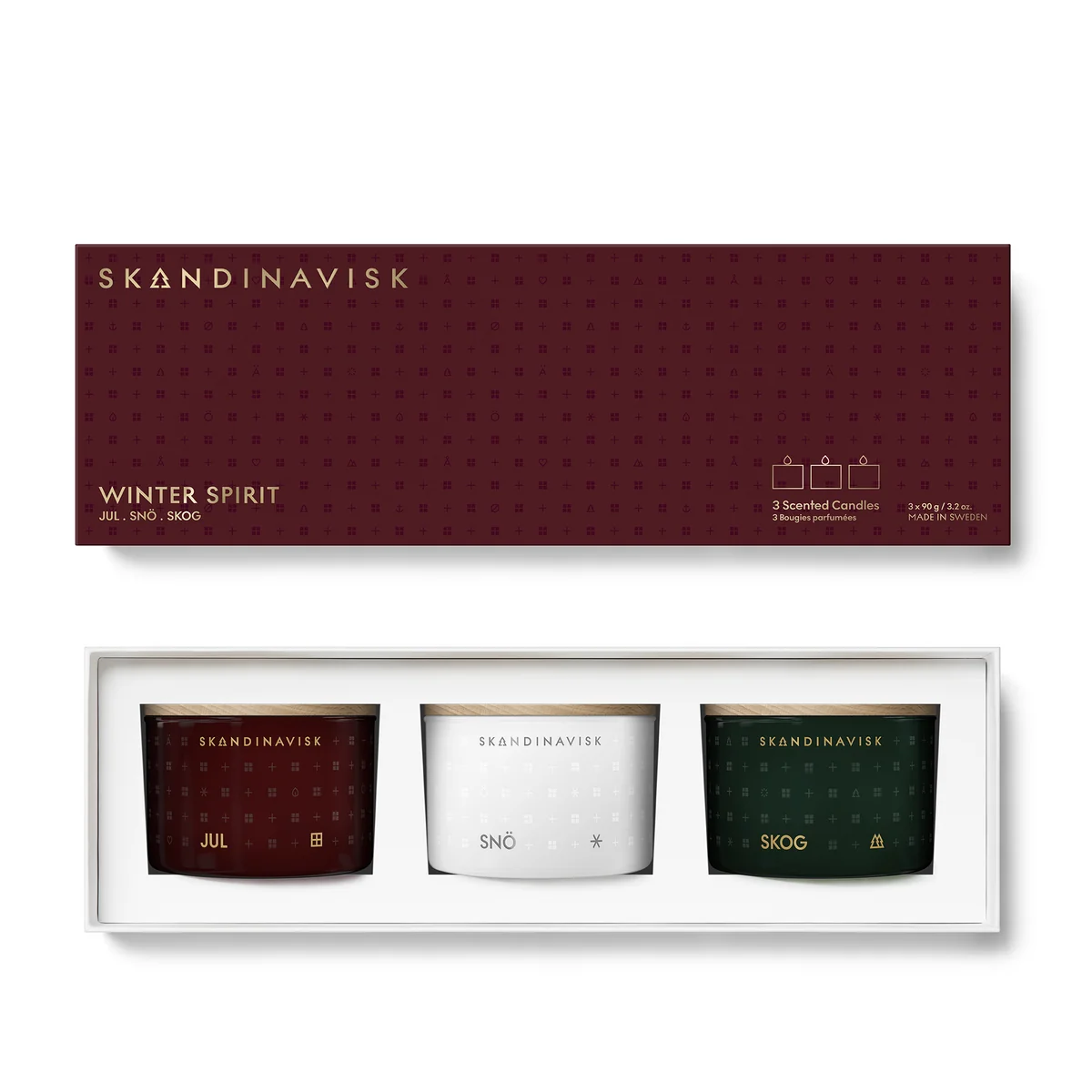 Mini Winter Spirit Kaars Set van 3 by Skandinavisk