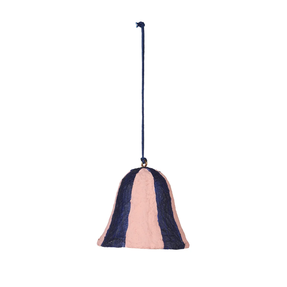 Broste-Kopenhagen-Kerst-Pulp-Decoratie-Haak-Bel-Intens-blauw