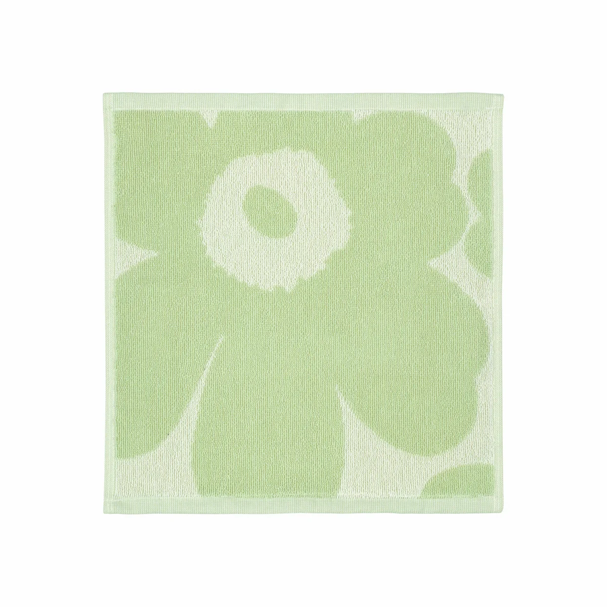 Marimekko Unikko Solid - Minidoek, 30 x 30 cm, gebroken wit/sage