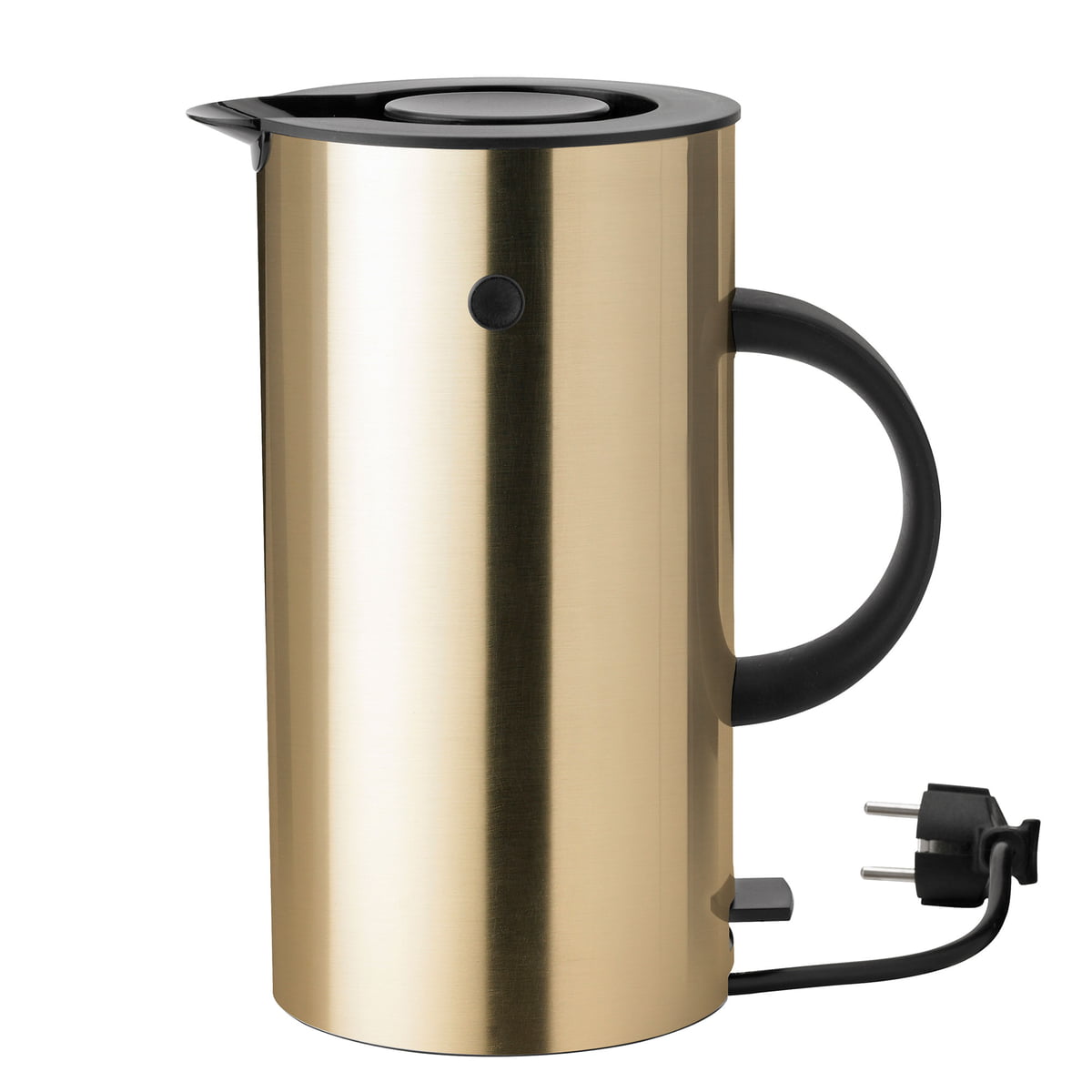 Stelton EM 77 1. - Waterkoker 5 l, geborsteld messing