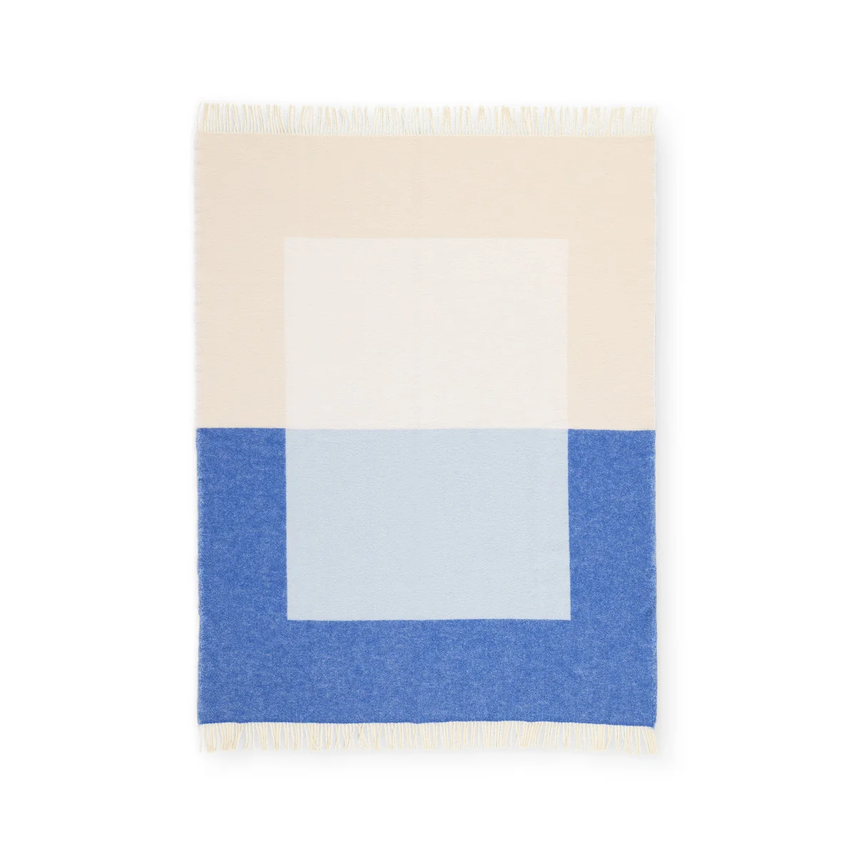 Northern - Echo wollen deken 130 x 170 cm, blauw