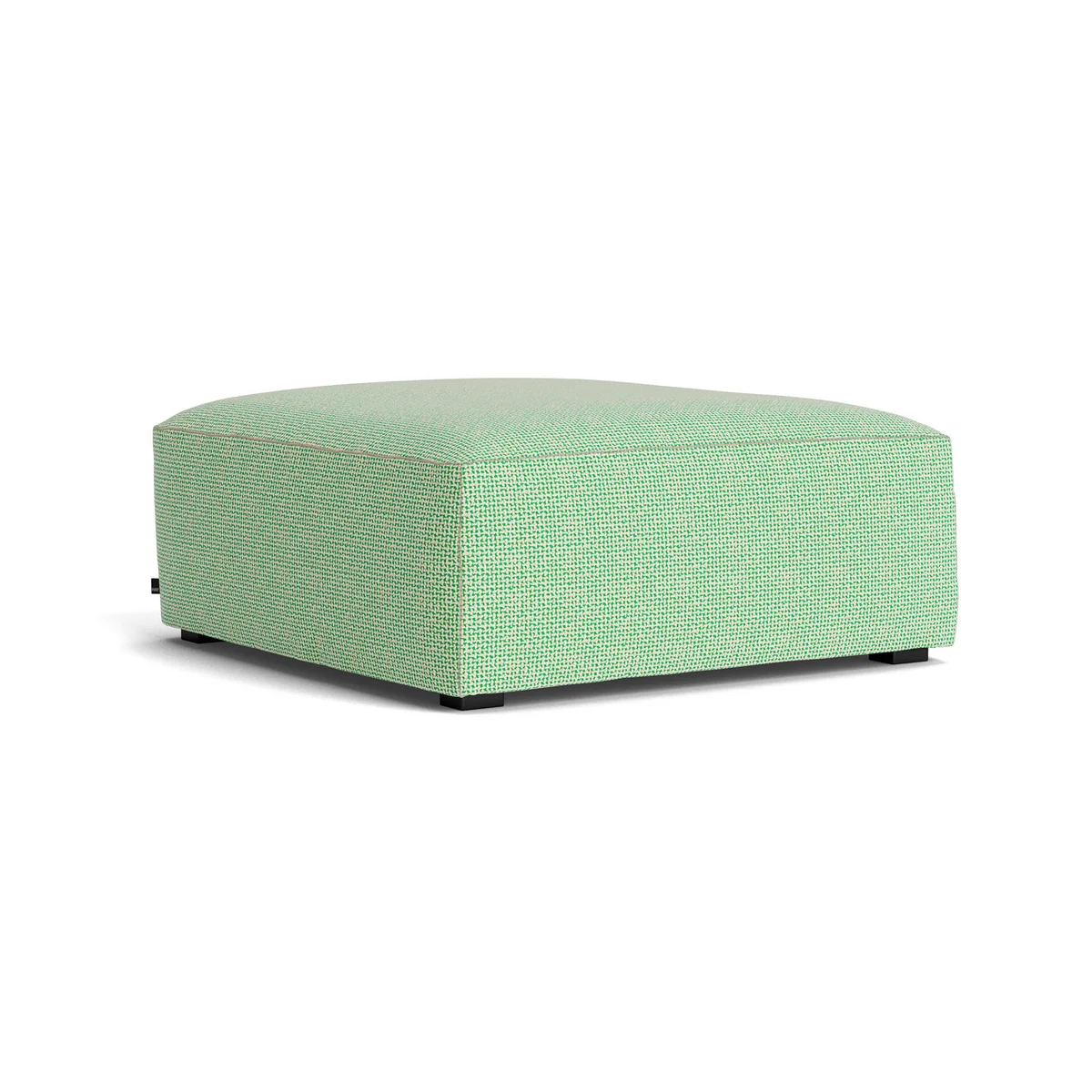 HAY - Mags Soft Ottoman S01 (XS), groen-wit (Tartaglia 989) / naden: beige