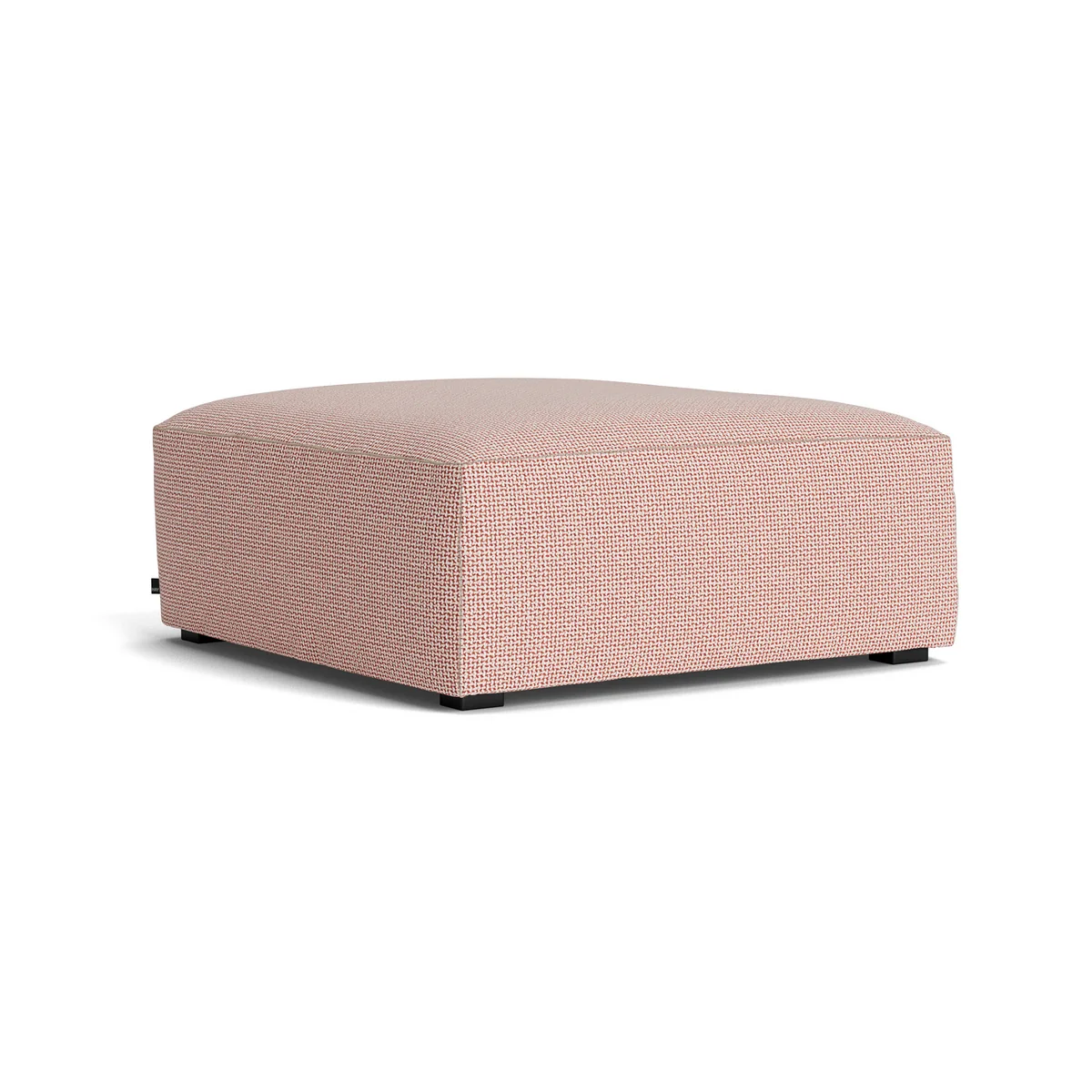 HAY - Mags Soft Ottoman S01 (XS), rood en wit (Tartaglia 861) / naden: beige