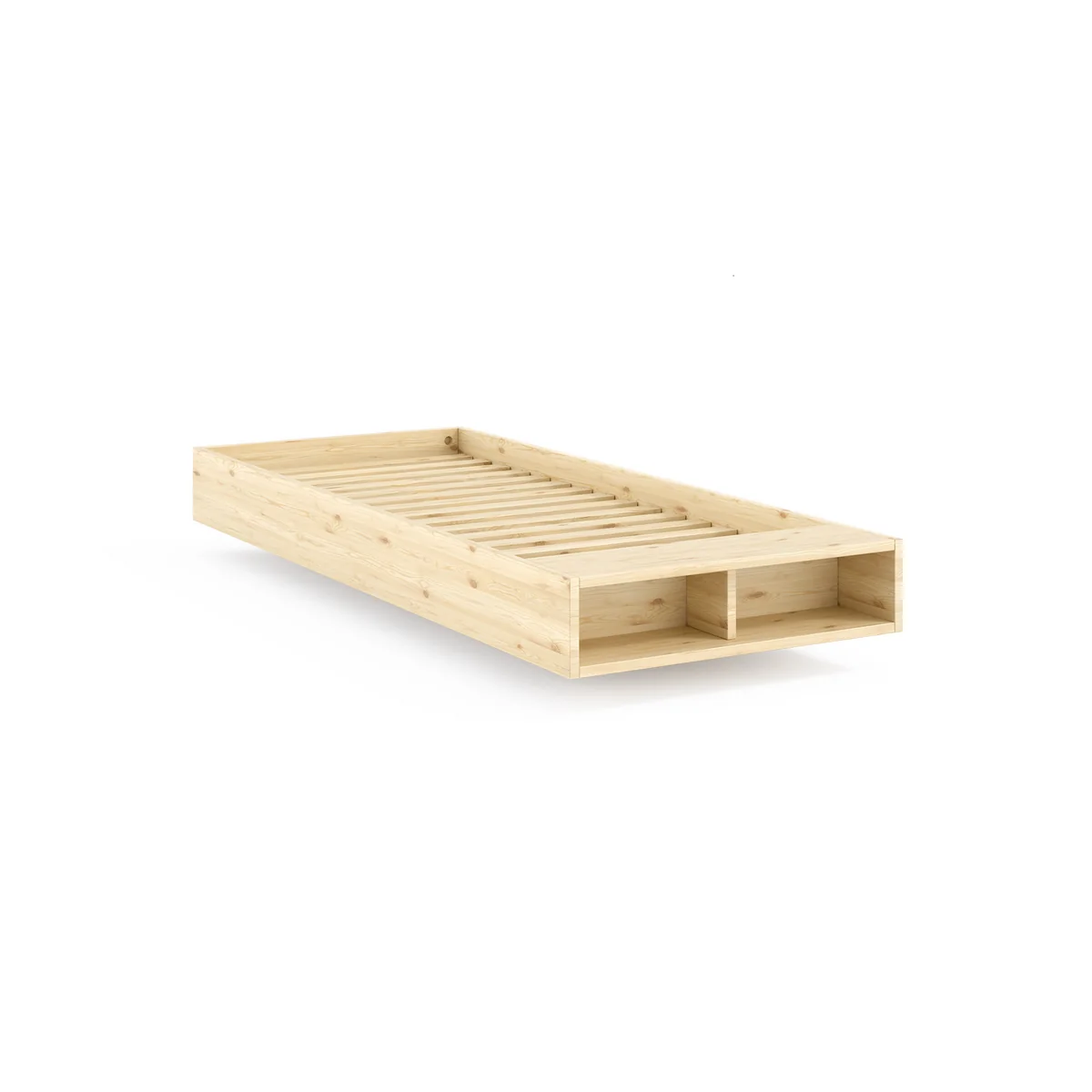 Karup Design Merge Bed, 90 x 200 cm, natuurlijk grenen