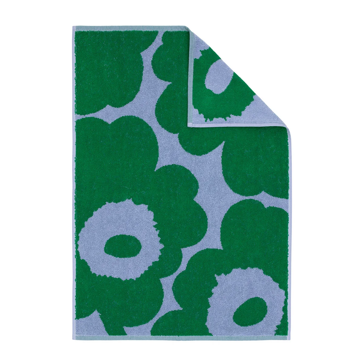 Marimekko - Unikko handdoek 50 x 70 cm, lichtblauw/groen
