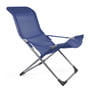 Fiam - Fiesta Easy Chair, aluminium / donkerblauw