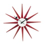 Vitra - Sunburst Clock, rood