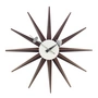 Vitra - Sunburst Clock, walnoot