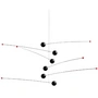 Flensted Mobiles - Futura Mobile , zwart / rood