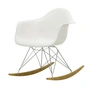 Vitra - Eames Plastic Armchair RAR, geelachtig esdoorn / chroom / wit