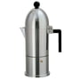 A di Alessi - La Cupola Espressomachine A9095, 30 cl, aluminium zwart