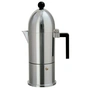 A di Alessi - La Cupola Espressomachine 9095, 30 cl, aluminium zwart
