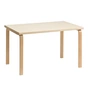 Artek 81B - Tafel, H 74 cm / berkenfineer