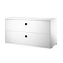 String - Kastmodule met laden 78 x 30 cm, wit