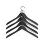 HAY - Soft Coat Kleerhanger slank, zwart (set van 4)