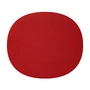 Hey Sign - Vilt beklede Eames Plastic Bijzetstoel, rood 5mm AR, met anti-slip laag