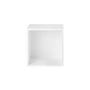 Muuto - Stacked Systeemlegbordmodule met achterwand, middel / wit