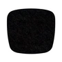 Hey Sign Vilten kussenEames Plastic Armchair, zwart 5 mm AR, met anti-slip coating