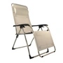 Fiam - Amida Relax ligstoel, aluminium / taupe
