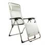 Fiam - Amida Relax ligstoel, aluminium / wit