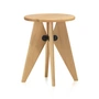 Vitra - Tabouret Solvay , natuurlijke eik / zwart