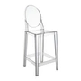 Kartell - One More barkruk H 75 cm, kristalhelder