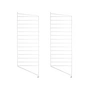String - Onderste ladder voor String plank 85 x 30 cm (set van 2), wit