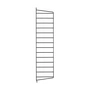 String - Muurladder voor String Plank 75 x 20 cm, zwart
