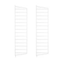String - Muurladder voor String Plank 75 x 20 cm (set van 2), wit