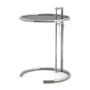 ClassiCon - Verstelbare tafel E1027, chroom / Parsol glas grijs