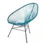 OK ontwerp - De Acapulco Chair, petroleum blauw