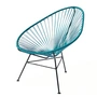 OK ontwerp - De Acapulco Chair, petroleum blauw