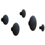 Muuto - Wandhaak " The Dots " set van 5, zwart