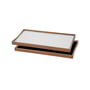 ArchitectMade - Tablett Turning Tray , 23 x 45 cm, zwart / wit