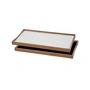 Tablett Turning Tray ArchitectMade -, 23 x 45 cm, zwart / wit