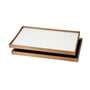 ArchitectMade - Tablett Turning Tray , 30 x 48 cm, zwart / wit