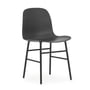 Normann Copenhagen - Form Chair, Stalen poten, zwart