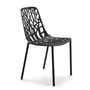 Fast - Forest Stapelbare stoel ( Outdoor ), zwart