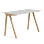 Copenhague CPH90 2. HAY - 0 Bureau 130 x 65 cm, eiken / linoleum gebroken wit