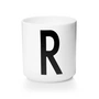 Design Letters - AJ Porseleinen beker R, wit