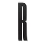 Design Letters - Wooden Letters Indoor R, zwart