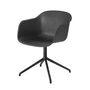 Muuto - Fiber Chair Swivel Base , zwart