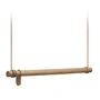 Lind DNA - Swing Hangkast M (80 cm), natuurlijk eiken / natuurlijk leer