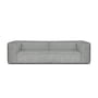 Hay - Mags Soft Sofa 2,5 zits, combinatie 1, lichtgrijs (Hallingdal 130) / stiksel: donkergrijs (EU)