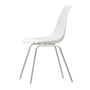 Vitra - Eames Plastic Side Chair DSX, verchroomd / wit (viltglijders wit)
